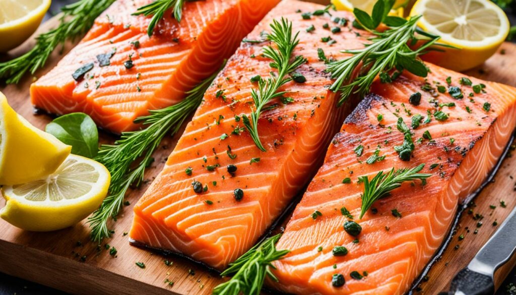 Lachs Grillstücke Auswahl