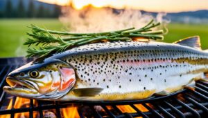 wie lange braucht eine forelle auf dem grill?