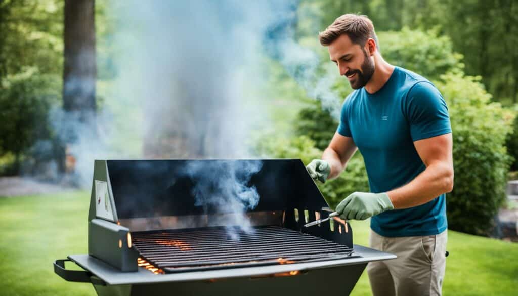 wie zündet man einen grill an?